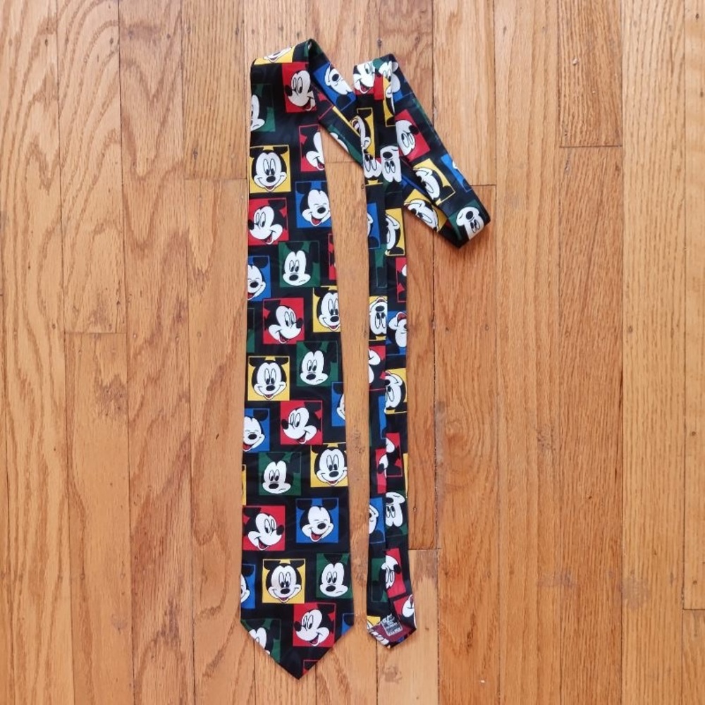Disney Mickey Unlimited Mickey Mouse By Balancine Inc Color Block Tie